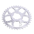 thumbnail image 2 of 36T Bike Chainring, 7075 Aluminum Alloy Lightweight Positive Negative Tooth Round Chainwheel Easy Installation Chainring Chainwheel for GXP Road Bikes, 2 of 7