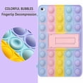 thumbnail image 2 of Case For Ipad 9th Generation Case - Bubble Fidget Sensory Ipad 9 10.2" Case For Kids Stylish Rainbow Soft Release Stress Shockproof Case With Fold Stand, 2 of 5