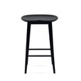 thumbnail image 3 of Steve Silver Hilton Black Solid Acacia Wood Counter Stool, 3 of 6
