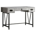 thumbnail image 3 of Monarch Specialties Computer Desk, Home Office, Laptop, Storage Drawers, 48"l, Work, Metal, Laminate, Grey, Black, Transitional, 3 of 3