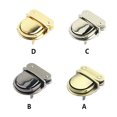 thumbnail image 2 of Universal Metal Handbag Snap Clasp Backpack Shoulder Pack Crossbody Pouch Portable Lock Buckle Bag Wallet Closure Accessories Silver, 2 of 9