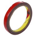 thumbnail image 4 of 2 Pcs Ruban Adhésif Double Face Permanent pour Véhicule Voiture, Rouge - 20Mmx3M & 12mmx3m, 2 * Ruban Double Face, Rouge, 4 of 5