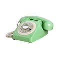 thumbnail image 1 of Téléphone Vintage à Cadran Rotatif à l'Ancienne avec Recomposition Téléphone Rétro Vert, 1 of 8