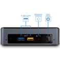 thumbnail image 3 of Refurbished Intel NUC8i7BEK Mini PC, Intel Core i7-8559U Upto 4.5GHz, 16GB RAM, 2TB NVMe SSD, HDMI, Thunderbolt, Card Reader, Wi-Fi, Bluetooth, Windows 10 Pro, 3 of 6