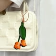 thumbnail image 1 of EGNMCR Advanced Sense Tanned Leather Cowhide Car Rearview Mirror Decoration Bag Pendant Keychain Decoration Artificial leather keychain, 1 of 6