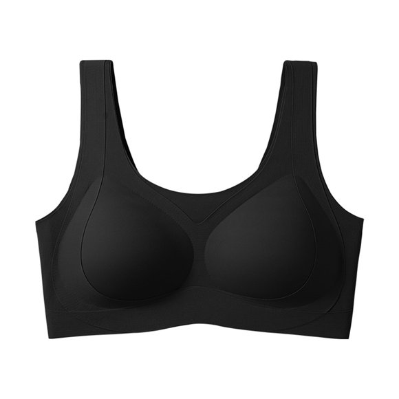 Push-Up Bras for Small Breasts New Women Seamless Bra Full Coverage Wireless Bralette Plus Size Wide Strap Comfy Support Lingerie
