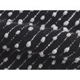 thumbnail image 4 of hometrends Black and White Dot Tassel Bath Rug, 4 of 4