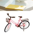 thumbnail image 3 of Modèle de Vélo Simulé, Modèle de Vélo Décoratif Exquis avec Casque pour Bureau, 3 of 7