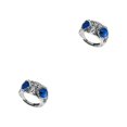 thumbnail image 4 of Maytalsory Retro Owl Eye Ring Electroplated With Luster Eye Owl Ring Alloy Exquisite Craft Adjustable Size Official Dark Blue 2Set, 4 of 6