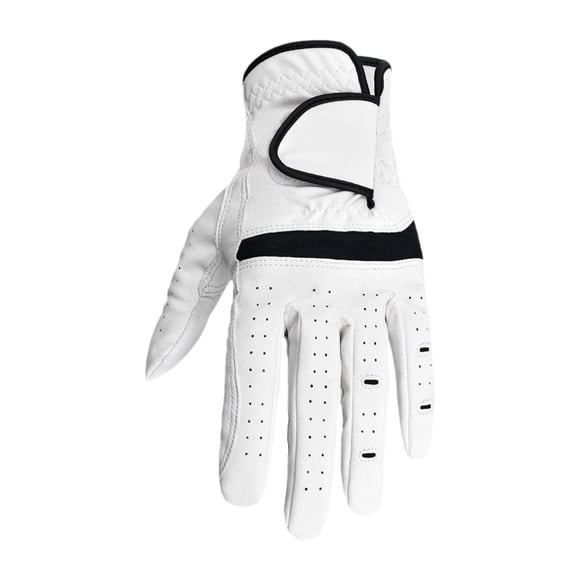 jinwen Gant de Golf pour Main Gauche Ajustable Élégant Extérieur Respirant Entraînement de Golf 20.5cmx9.5cn