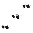 thumbnail image 1 of relayinert Fashionable Polarized Lens Small Square For Trendy Style Materials Silver black gray C1 3Set, 1 of 6