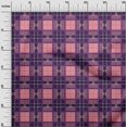 thumbnail image 2 of oneOone Polyester Lycra Fabric Tartan Check Printed Craft Fabric BTY 56 Inch Wide, 2 of 4