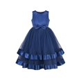 thumbnail image 1 of Robe de Fille Bleue Robe de Bal Mariage Fête Concours Formel Sans Manches 8 Ans, 1 of 1