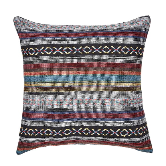 Soft Zippered Boho Decorative Striped Throw Pillow Covers for Bedroom