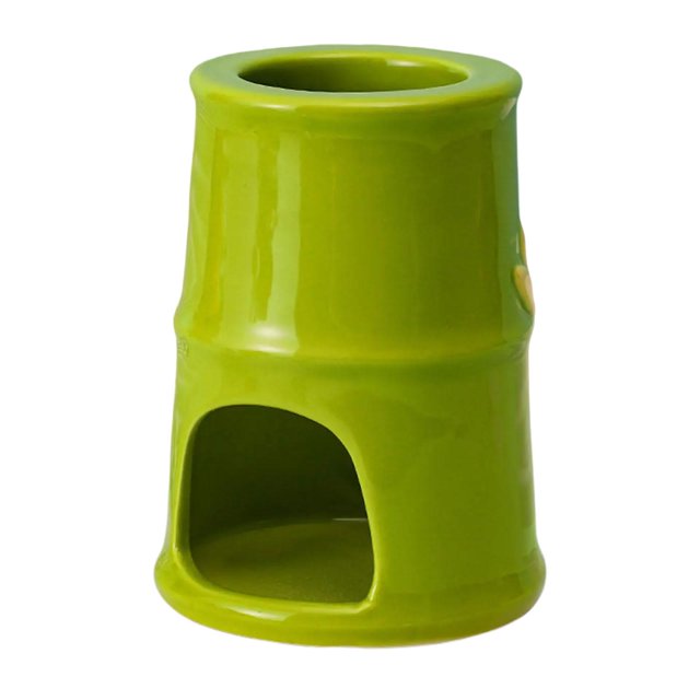 Milaget Ceramic Hamster House Creative Hideaway for Ferrets Gerbils Rats Chinchillas 9x9x12cm