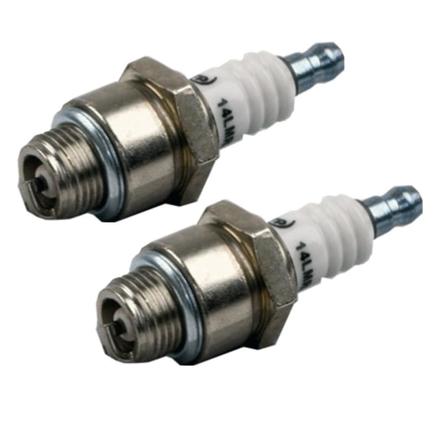 2 x Spark Plug For Lawn Mowers And Lawn Tractors, Such As J19LM, B4LM, W9EO