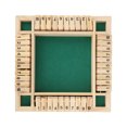 thumbnail image 2 of Wooden Dice Game Toy, Wood Game Number Plate Easy To Learn  Easy To Use  For Bars For Family Gatherings, 2 of 8