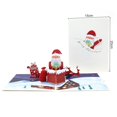 thumbnail image 2 of 3D Santa Cards Christmas Greeting Cards Party Invitations Gifts Postcard, 2 of 5