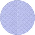 thumbnail image 1 of Ahgly Company Tapis de Zone Rond d'Intérieur Lavable à la Machine, Transitionnel, Bleu Céleste, 4 Pieds Rond, 1 of 7