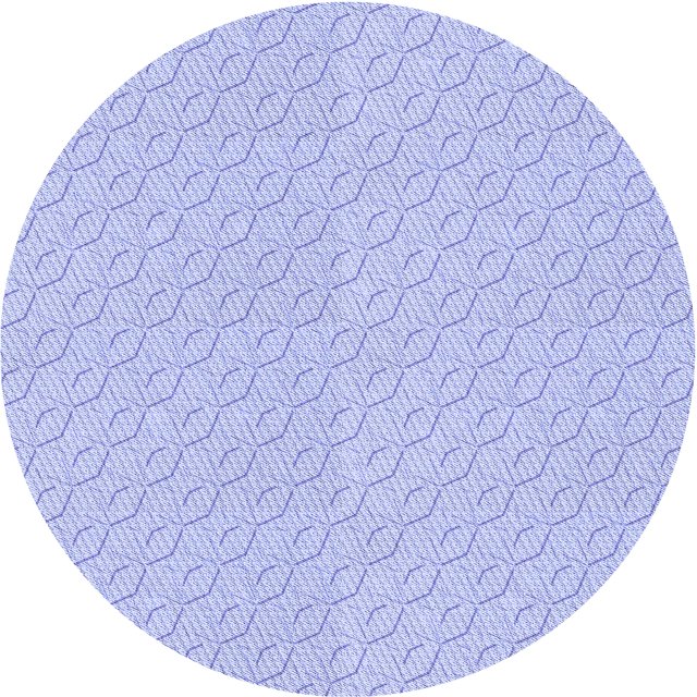 Ahgly Company Tapis de Zone Rond d'Intérieur Lavable à la Machine, Transitionnel, Bleu Céleste, 4 Pieds Rond