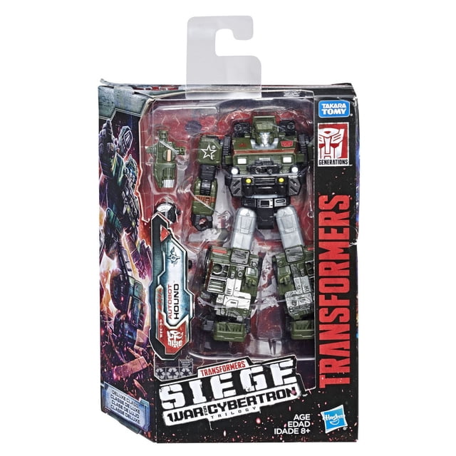 Transformers Generations War for Cybertron: Siege - Figurine Autobot Hound WFC-S9 de classe de luxe