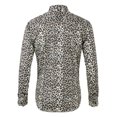 thumbnail image 2 of INSPIRE CHIC Men's Vintage Leopard Printed Button Down Long Sleeve Cotton Shirt, 2 of 6