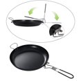 thumbnail image 4 of Camping Backpacking Cookware Non-Slip Iron Frying Frypan Lightweight 12'', 4 of 8
