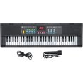 thumbnail image 1 of 61 Key Keyboard Piano, Keyboard Piano Instrument 61 Key Digital Electric with Microphone MQ6186 Portable Keyboard for Boys Girls, 1 of 7
