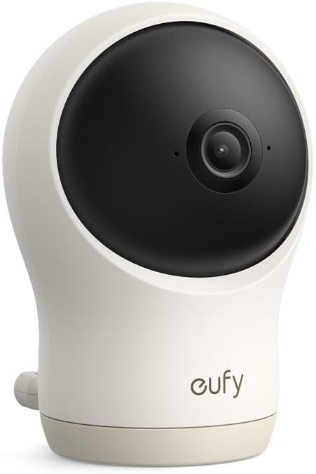 eufy C10 Baby Monitor Add-On Camera, 2K HD Resolution, 4× Zoom, 351° Pan and 60° Tilt, Motion/Cry/Noise/Temperature Changes, 2-Way Talk, VOX, White Noise, Night Vision