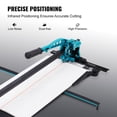 thumbnail image 3 of VEVOR Manual Tile Cutter, 32 inch, Porcelain Ceramic Tile Cutter with Tungsten Carbide Cutting Wheel, Infrared Positioning, Anti-Skid Feet, Durable Rails for professional installers or beginners, 3 of 9
