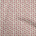 thumbnail image 1 of oneOone Georgette Viscose White Fabric Florals Craft Projects Decor Fabric Printed By The Yard 42 Inch Wide, 1 of 4