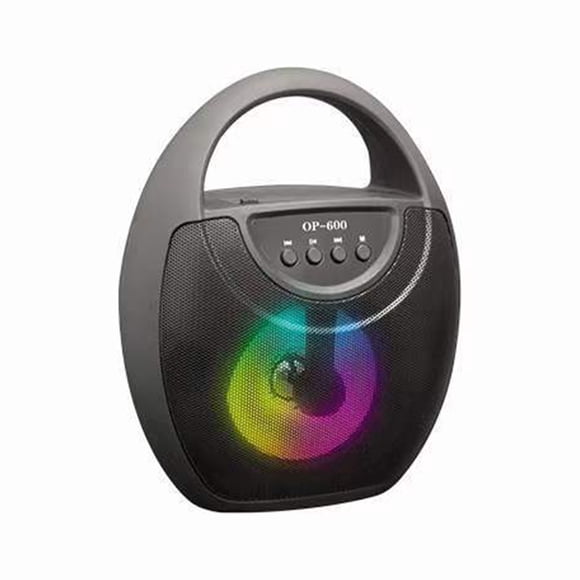 Rbaofujie Nouveau Haut-Parleur Bluetooth Sans Fil, Système Audio Portable de Bureau à Domicile, Subwoofer Portable à Haut Volume pour l'Extérieur, Éclairage Coloré