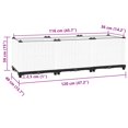 thumbnail image 4 of vidaXL Raised Bed 120x40x38 cm Polypropylene, 4 of 5