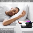 thumbnail image 2 of F20 Magnetic Foldable Wireless Charger 3 in 1 Charging Station 15W Fast Charging Pad for, 2 of 8