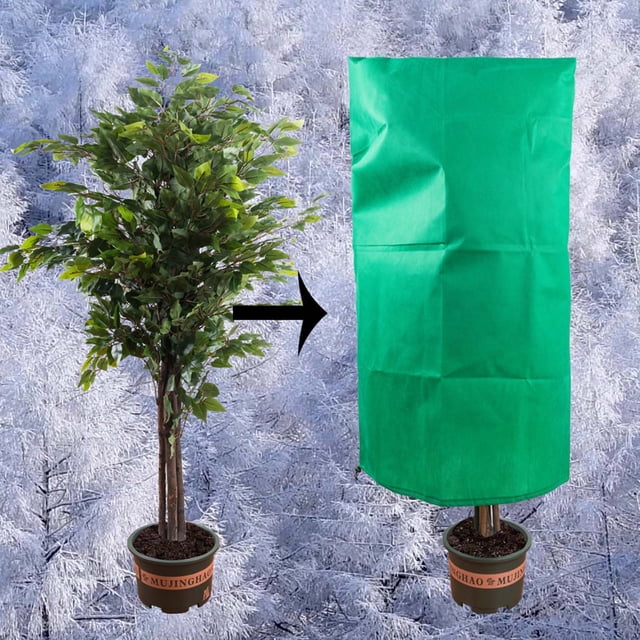 Agiferg Warm Cover Tree Shrub Plant Protecting Bag Frost Protection Yard Garden Winter