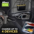 thumbnail image 5 of Scosche DCLSPD402SW 12V Adapter with Dual USB C Power Ports Black, 5 of 5