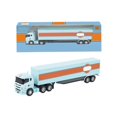 thumbnail image 1 of Alloy Car Model 1:64 Scale, Small Trailer Container Truck with Pull Back Action, Diecast Toy Car Model Ornament for Collectors, Car Model, 1 of 6