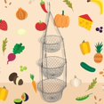 thumbnail image 2 of Fruit Vegetable Basket Fruit Hanger Storage Stand Kitchen Organiz , multi, 2 of 8
