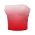 thumbnail image 4 of Tube Top for Women, Sleeveless Strapless Solid Color Polyester Top with Elastic Band, Regular Length, Black L, 4 of 5