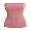 thumbnail image 3 of CHUANK Women‘s 2-Pack Basic Solid Stretchy Cotton Long Bandeau Tube Top, 3 of 5