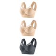 thumbnail image 1 of Timegard Womens Plus Size Bras No Underwire Full Coverage Mesh Breathable Comfort Everyday Bralette, 1 of 2