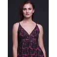 thumbnail image 5 of Bimba Robe Longue Maxi d'Été pour Femmes Teinture sur Nœuds Imprimée à Col en V Tenue de Villégiature de Vacances-TP, 5 of 5