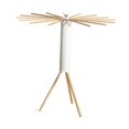thumbnail image 2 of Tripod Clothes Drying Rack Space Saving Easy to Assemble Floor Stand Coat Hanger, 2 of 8