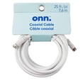 thumbnail image 2 of onn. 25 FT./7.6 m Indoor/Outdoor Coaxial Cable, 2 of 5