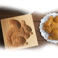 thumbnail image 4 of Oleegame 1PC Cookie Mold DIY Baking Moulds Wooden Cookie Cookie Moulds Embossing Craft Decorative Baking Tools For Christmas Thanksgiving Christmas Kitchen, 4 of 5