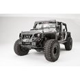 thumbnail image 2 of Fits 2007-2018 Jeep Wrangler JK Fab Fours Bumper GR1000-1 Grumper; One Piece Stubby Design; Direct Fit; Mounting Hardware Included; With Grille; With Internal Winch Mount; With D-Ring Mounts, 2 of 2