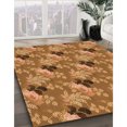 thumbnail image 3 of Ahgly Company Machine Washable Indoor Rectangle Transitional Orange Area Rugs, 5' x 8', 3 of 7
