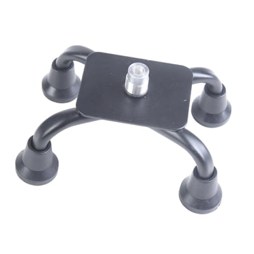 Milaget Embouts en Caoutchouc en Forme de Canne 4 Pointes Bâtons de Marche Embouts Base Quad Embout de Canne pour la Plupart des Marches A