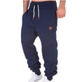 thumbnail image 4 of LIBRCLO Mens Sweatpants with Pockets - Sweat Pants Joggers & Sweatpants Men, Dark Blue L, 4 of 7