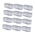 thumbnail image 2 of GUOOL 12Pcs Transparent Candy Packaging Box Biscuit Carrier Box for Nougat Festive 11.8cmx6cmx6.5cm, 2 of 7